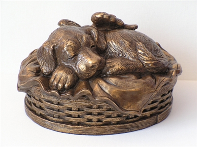 bronze dog urns