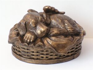 Angelic Dog Bronze Finish (Small)
