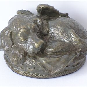 Angelic Dog Bronze Finish (Metal Alloy)