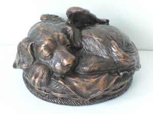 Angelic Dog Copper Finish