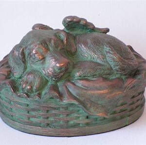 Angelic Dog Verdigris Finish (Large)