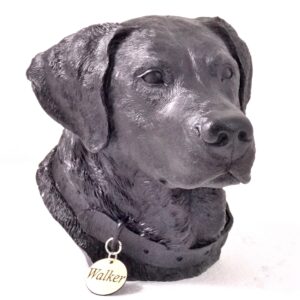 Black Labrador Retriever Dog Memorial Urn