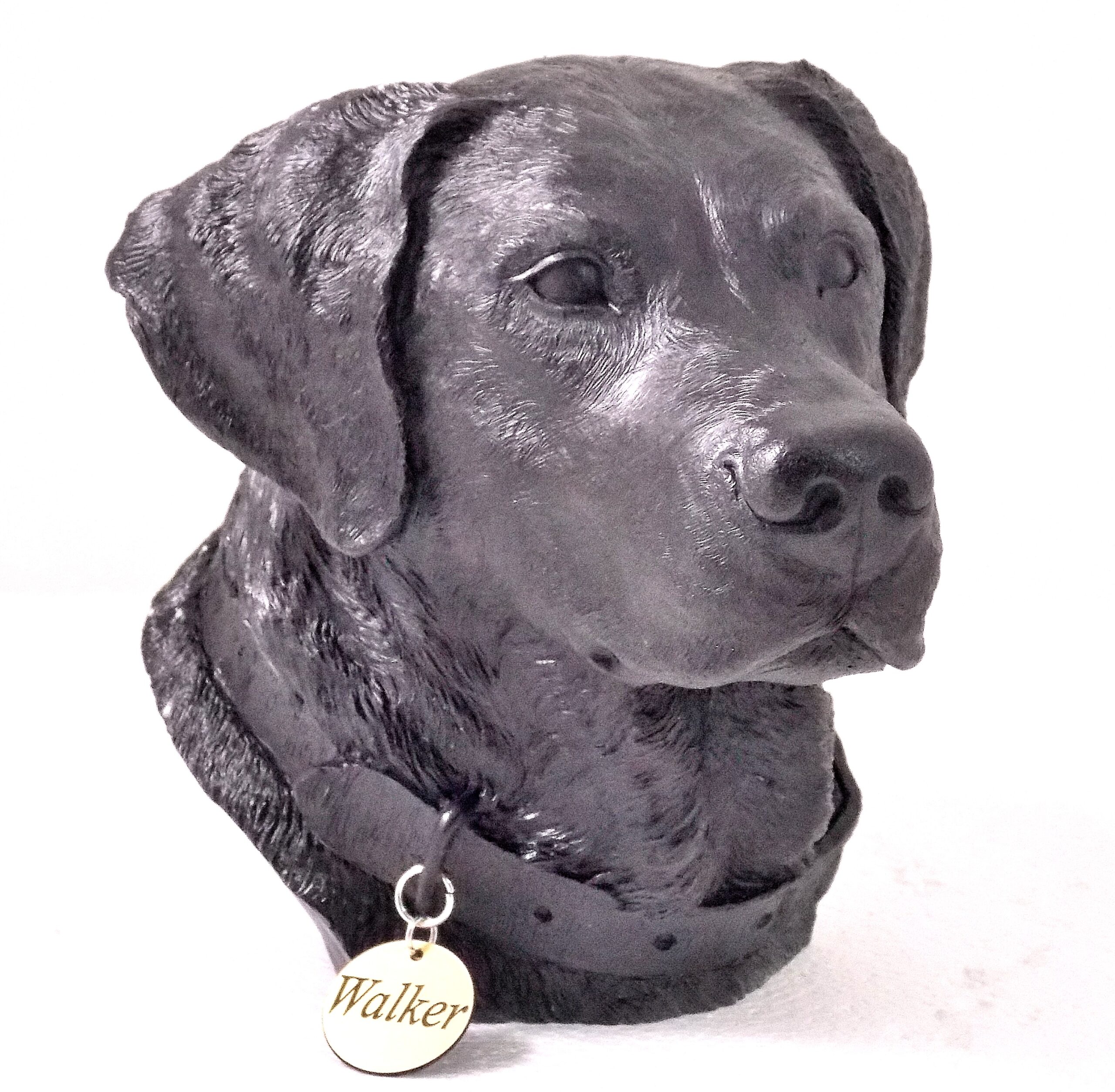 Black Labrador Retriever Dog Memorial Urn