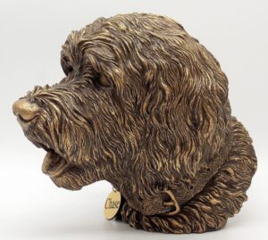 Goldendoodle Dog Memorial Urn