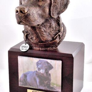 Labrador Retriever Dog Walnut Memorial Urn