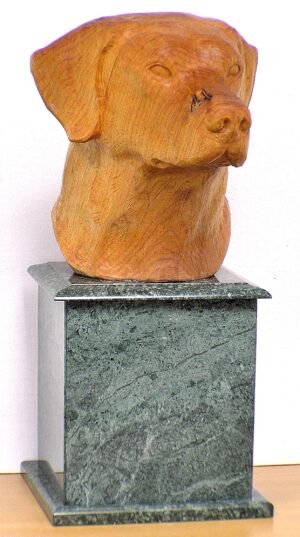 Yellow Lab Dog Memorial Urn