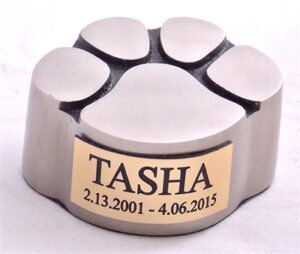 Paw Print Keepsake Urn